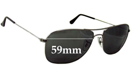 Sunglass Fix Replacement Lenses for Ray Ban RB3477 - 59mm Wide 
