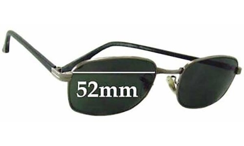Sunglass Fix Replacement Lenses for Ray Ban B&L W2728 - 52mm Wide 