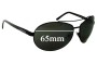 Sunglass Fix Lentes de Repuesto para Versace MOD 2070 - 65mm Wide 