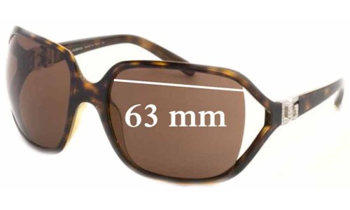 Sunglass Fix Lentes de Repuesto para Dolce & Gabbana DG6007B - 63mm Wide 