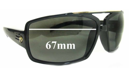 Sunglass Fix Replacement Lenses for Electric OHM III - 67mm Wide 