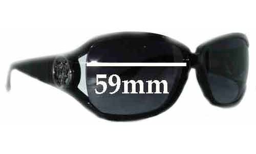 Sunglass Fix Replacement Lenses for Gucci GG3059/S - 59mm Wide 