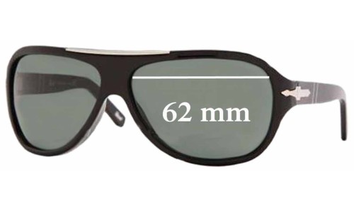 Sunglass Fix Replacement Lenses for Persol 2890-S - 62mm Wide 