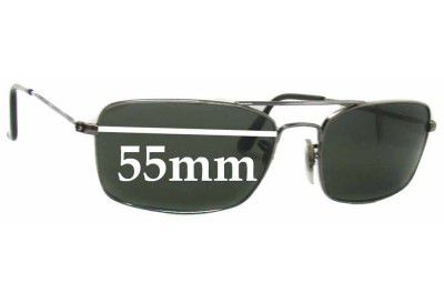 Ray Ban RB3309 Replacement Lenses 55mm wide 