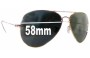 Sunglass Fix Replacement Lenses for Ray Ban RB8023 Aviator - 58mm Wide 