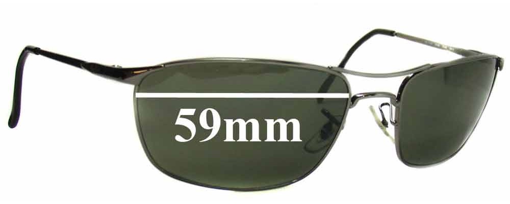 Ray Ban RB3132 Replacement Lenses 59mm 