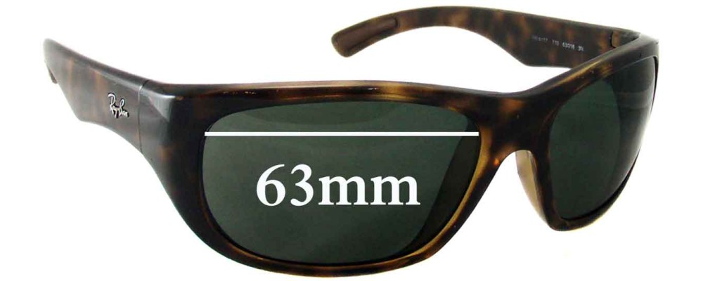 Ray Ban RB4177 Replacement Lenses 63mm 