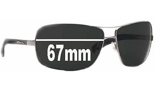 Sunglass Fix Replacement Lenses for Arnette Lock Up AN3045 - 67mm Wide 