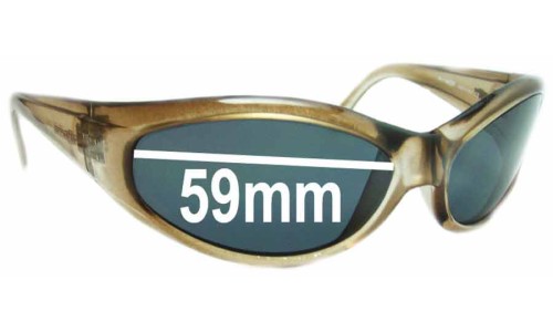 Sunglass Fix Replacement Lenses for Arnette Deuce AN212 - 59mm Wide 