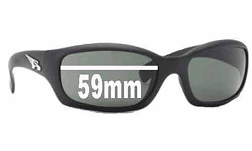 Sunglass Fix Replacement Lenses for Arnette Manifesto AN4068 - 59mm Wide 