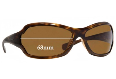 Arnette Royal AN4095 Replacement Lenses 68mm wide 