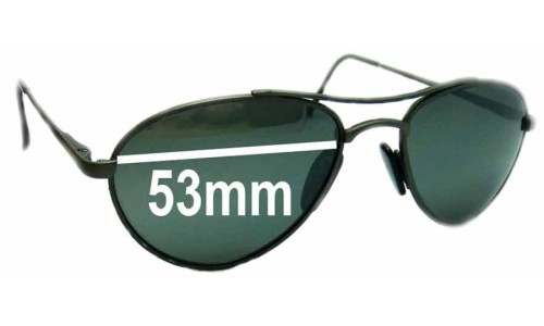 Sunglass Fix Replacement Lenses for Arnette Vintage Aviators - 53mm Wide 