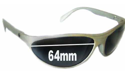 Bolle Anaconda Older Style Egg Shapped Replacement Lenses 64mm wide 