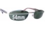 Sunglass Fix Replacement Lenses for Bolle Mercuria - 54mm Wide 