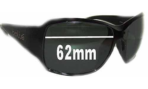 Sunglass Fix Replacement Lenses for Bolle Queen - 62mm Wide 