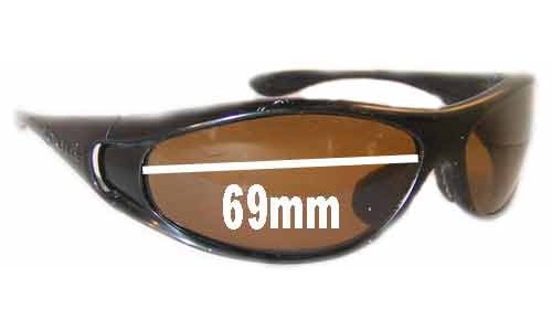 Sunglass Fix Replacement Lenses for Bolle Spiral - 69mm Wide 