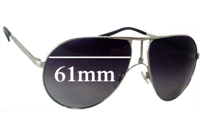 Carrera 1 Replacement Lenses 61mm wide 