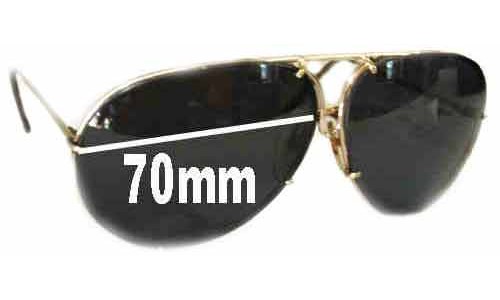 Sunglass Fix Replacement Lenses for Carrera SHTS6482 - 70mm Wide 
