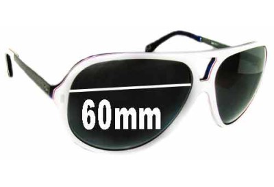 Dolce & Gabbana DG3065 Replacement Lenses 60mm wide 