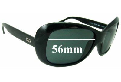 Dolce & Gabbana DG8074 Replacement Lenses 56mm wide 