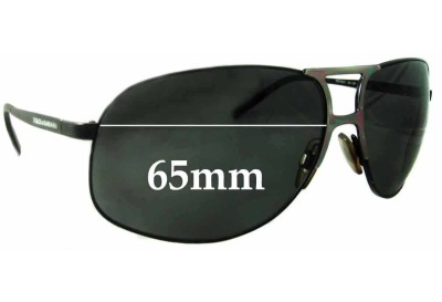 Dolce & Gabbana DG2023 Replacement Lenses 65mm wide 