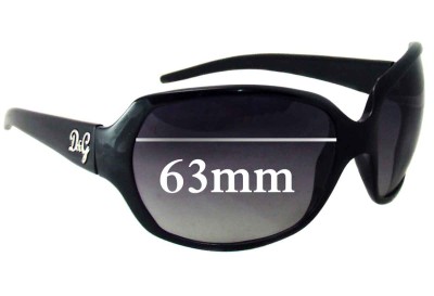 Dolce & Gabbana DG8018 Ersatzlinsen 63mm wide 