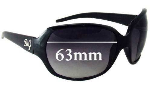 Sunglass Fix Replacement Lenses for Dolce & Gabbana DG8018 - 63mm Wide 