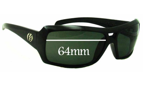 Sunglass Fix Replacement Lenses for Electric BSG - 64mm Wide 