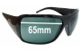 Sunglass Fix Replacement Lenses for Electric Crossover 2011 and Newer - 65mm Wide 