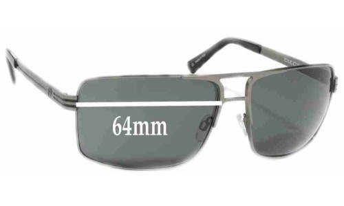 Sunglass Fix Replacement Lenses for Electric Ohm II - 64mm Wide 