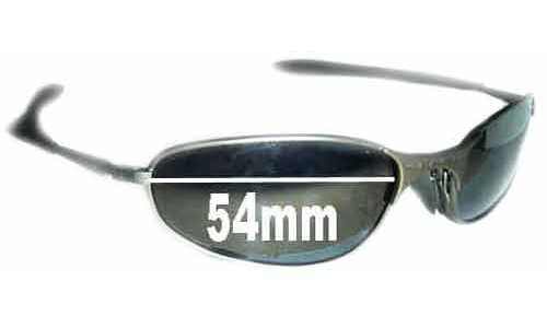 Sunglass Fix Replacement Lenses for Oakley A-Wire 1.0 - 54mm Wide 