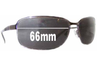 Prada SPR52E Replacement Lenses 66mm wide 