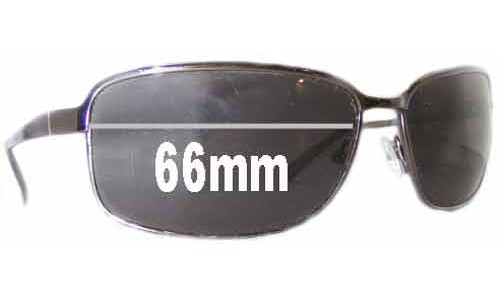 Sunglass Fix Replacement Lenses for Prada SPR52E - 66mm Wide 