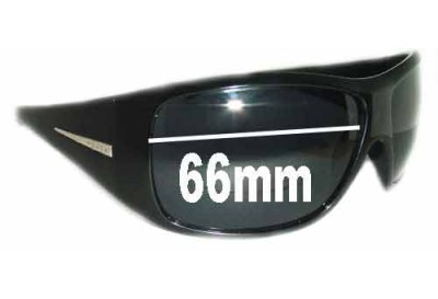 Prada Unknown Model Replacement Lenses 66mm wide 