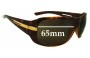 Sunglass Fix Lentilles de Remplacement pour Prada Unknown Model - 65mm Wide 