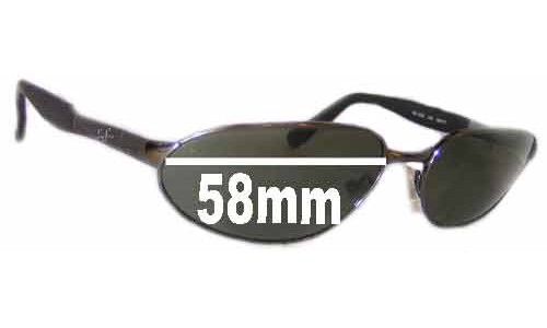 Sunglass Fix Replacement Lenses for Ray Ban RB3252 Predator - 58mm Wide 