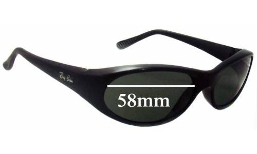 Sunglass Fix Replacement Lenses for Ray Ban RB2015 Daddy-O - 58mm Wide 