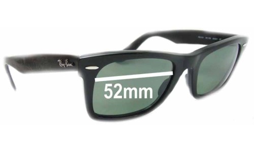 Ray Ban RB2151 Wayfarer Replacement Lenses 52mm wide 