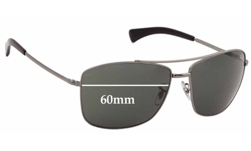 Sunglass Fix Replacement Lenses for Ray Ban RB3476 - 60mm Wide 