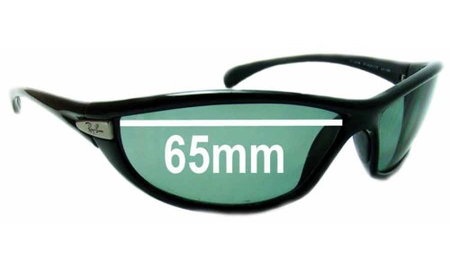 Sunglass Fix Replacement Lenses for Ray Ban RB4038 PS Hunter - 65mm Wide 