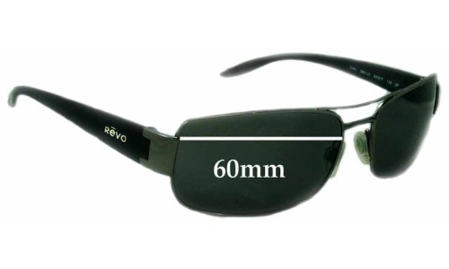 Sunglass Fix Replacement Lenses for Revo 3082 - 60mm Wide 
