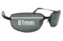 Sunglass Fix Replacement Lenses for Revo RE8000 Discern - 61mm Wide 