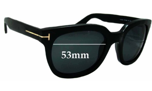 Tom Ford Campbell TF198 Replacement Lenses 53mm wide 