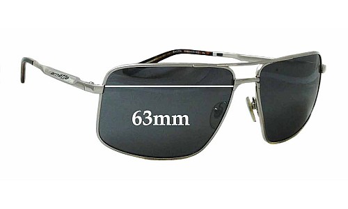Sunglass Fix Replacement Lenses for Arnette Bacon AN3063 - 63mm Wide 
