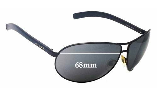 Sunglass Fix Replacement Lenses for Arnette Lock Down AN3049 - 68mm Wide 