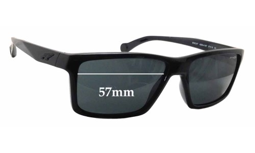 Sunglass Fix Replacement Lenses for Arnette Biscuit AN4208 - 57mm Wide 