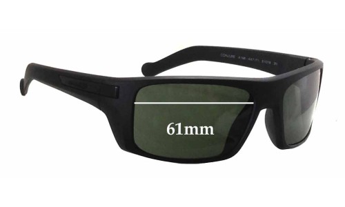 Sunglass Fix Replacement Lenses for Arnette Conjure AN4198 - 61mm Wide 