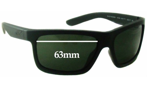Sunglass Fix Replacement Lenses for Arnette Easy Money AN4190 - 63mm Wide 