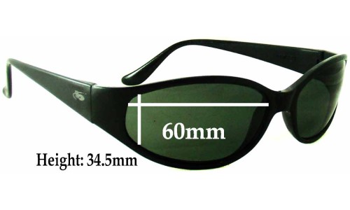 Bolle Coachwhip Replacement Sunglass Lenses 60mm wide 