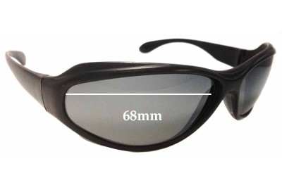 Bolle King Replacement Lenses 68mm wide 